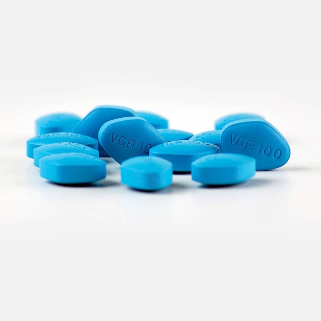 Viagra tablet options in 25mg, 50mg, 100mg, and orodispersible forms